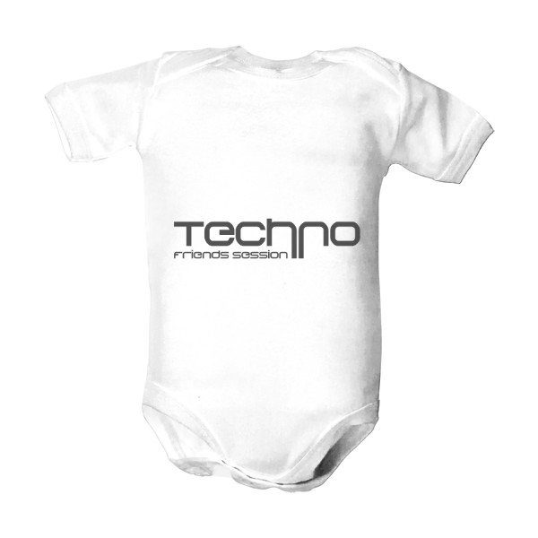 Dětské body  s potiskem Dětské body TFS N&B