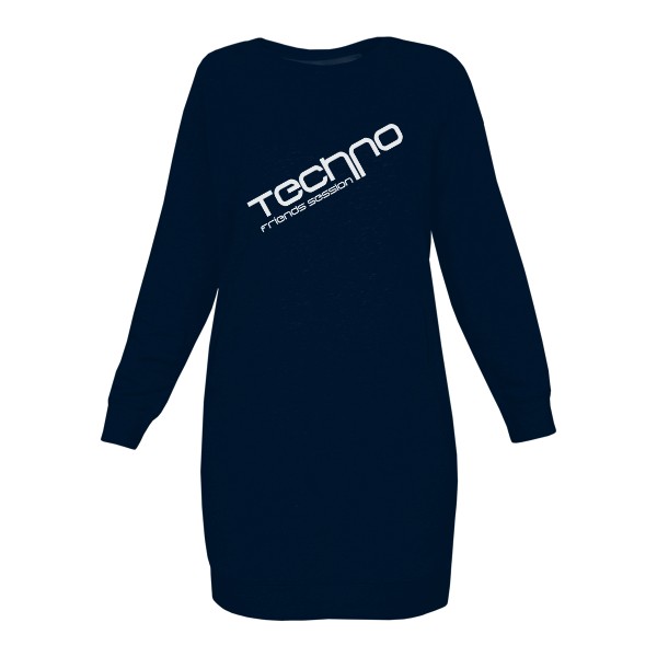 Mikinové šaty TFS  don´t worry